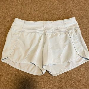 Lululemon shorts, light blue, size 8